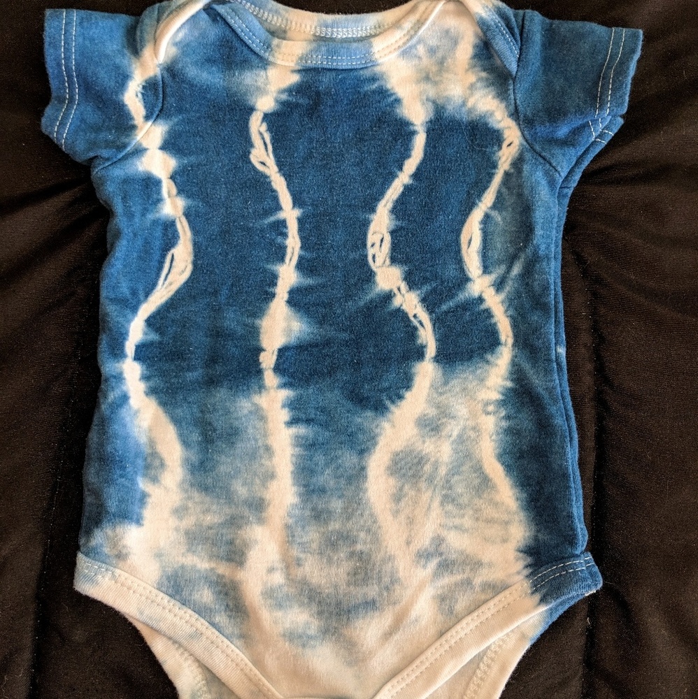 Blue Tyedye Onesie